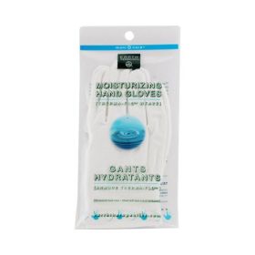 Earth Therapeutics White Moisture Gloves (1X1Pair)