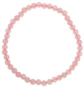 4mm Rose Quartzstretch Bracelet