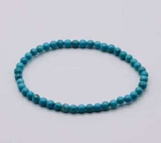4mm Turquoise Stretch Bracelet