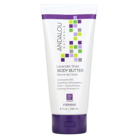 Andalou Naturals Lavender Shea Body Butter (1X8 Oz)