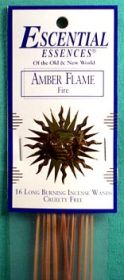 Amber Flame Escential Essences Incense Sticks 16 pack