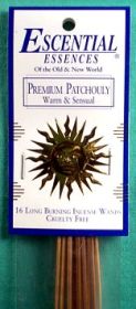 Patchouli Escential Essences Incense Sticks 16 Pack