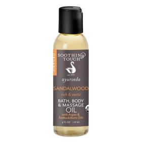 Soothing Touch Bath Body And Massage Oil Sandalwood (1X4 Oz)
