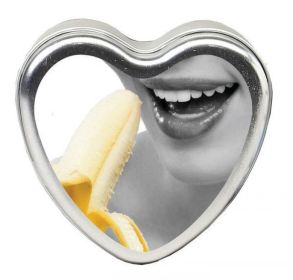 Edible Heart Candle - Banana Daiquiri