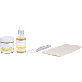 The Organic Pharmacy by The Organic Pharmacy Renew & Smooth Kit: Four Acid Peel + Four Acid Peel Mask --2pcs