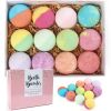 12 Pack Bath Bombs Gift Set for Bubble Spa Bath Birthday Mothers Valentines Day Gifts