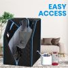 Portable Half body Black Steam Sauna Tent for Personal Relaxation