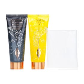 CHARLOTTE TILBURY - Goddess Cleansing Ritual Miracle Spa In A Jar Duo Cleanser 722902 2x75ml/2.5oz