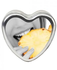 Edible Heart Candle - Pineapple Breeze