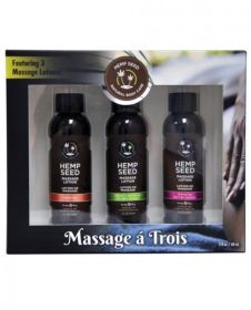Hemp Seed Massage Lotion A Trois: Isle, Skinny &amp; Naked