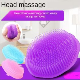 2pcs Silicone Head Massager Hair Combs Shampoo Scalp Massage Hair Washing Comb