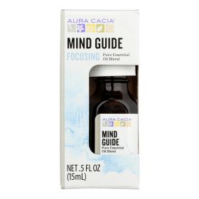 Aura Cacia - Essential Oil Mind Guide - Case Of 3 - 0.5 Oz