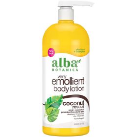 Alba Very Emollient Body Lotion Coconut Rescue (1X32 Oz)