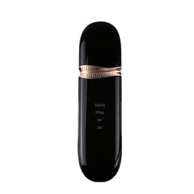 Ultrasonic Shovel Skin Electromechanical Cleaning Instrument Beauty Instrument (Color: Black)