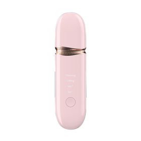 Ultrasonic Shovel Skin Electromechanical Cleaning Instrument Beauty Instrument (Color: Pink)