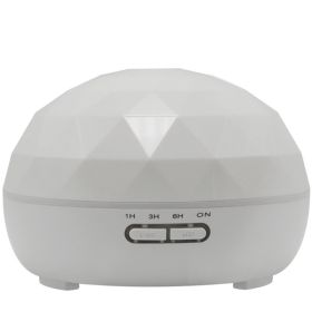 Ultrasonic Aroma Diffuser Colorful Night Light (Option: White-EU)