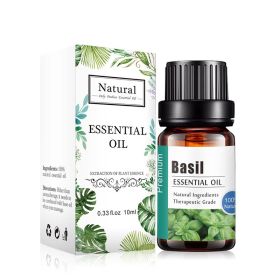 Pure Essential Oil (Option: Basil-10ML)