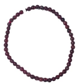 4mm Crystal Bracelet (Crystal: Garnet)