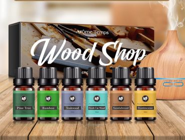 6 Pack Themed Essential Oil Sets (Option: Wood suit)