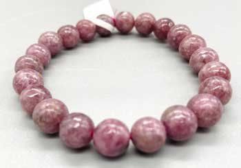 8mm Crystal Bracelet (Crystal: Lepidolite)