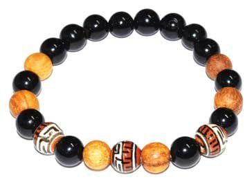 8mm Crystal Bracelet (Crystal: Tourmaline, Palo Santo Black)