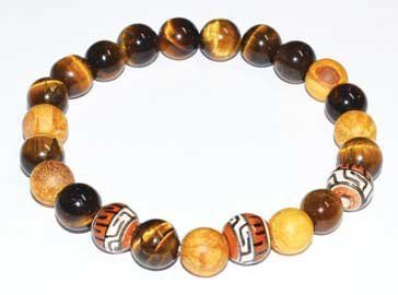 8mm Crystal Bracelet (Crystal: Tiger Eye, Palo Santo)