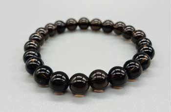 8mm Crystal Bracelet (Crystal: Quartz, Smoky)