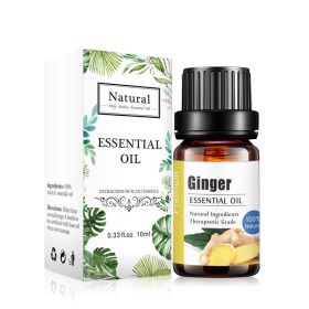 Pure Essential Oil (Option: Ginger-10ML)