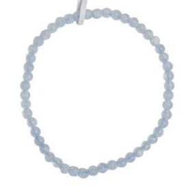 4mm Stretch Bracelet (Crystal: Agate, Blue Lace)