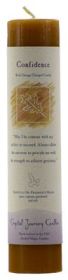 Reiki Charged Pillar Candle (Option: Confidence)
