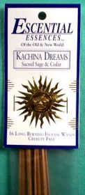 Escential Essences Incense Sticks 16 Pack (Scent: Kachine Dreams)