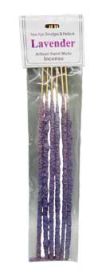 Artisan Handmade Incense Sticks 6 Pack (Scent: Lavender)