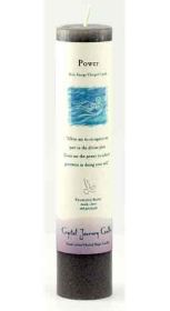 Reiki Charged Pillar Candle (Option: Power)