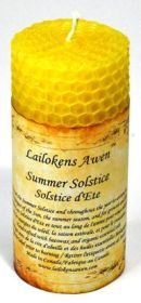 4" Lailokens Awen Candle (Option: Summer Solstice)