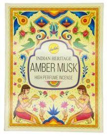 Indian Heritage Incense Sticks (Scent: Amber Musk)
