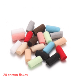 Stainless Steel Hollow Aromatherapy Jewlery (style: 20cotton flakes, Color: XN001)