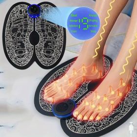 USB Rechargeable Foot Massager Mat (Color: New Black (rechargeable))