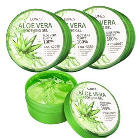 Aloe Vera Soothing & Moisture Gel 100% Pure 300ml (10.58oz ) Skin Moisturizing (Pack: 4packs)