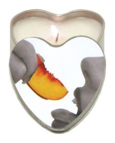 Edible Heart Candle (Flavor: Peach)