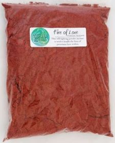 Powder Incense - 1 Lb Bag (Scent: Fire Of Love)