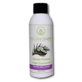Volcanic Earth - Scented Coconut Oil (Scent: Lavender)