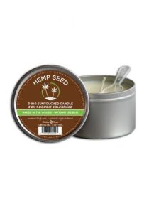 3 In 1 Suntouched Round Massage Oil Candle (Scent: Naked In The Woods)