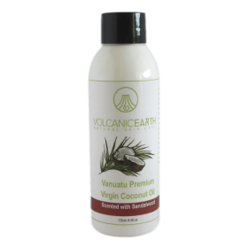 Volcanic Earth - Scented Coconut Oil (Scent: Sandalwood)